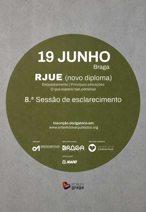8.ª Sessão de Esclarecimento RJUE